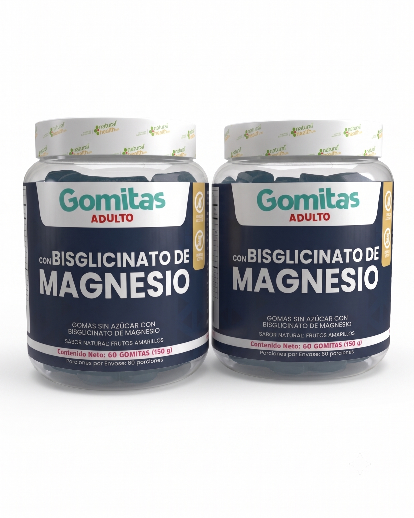 Gomitas Bisglicinato De Magnesio Paga 2x