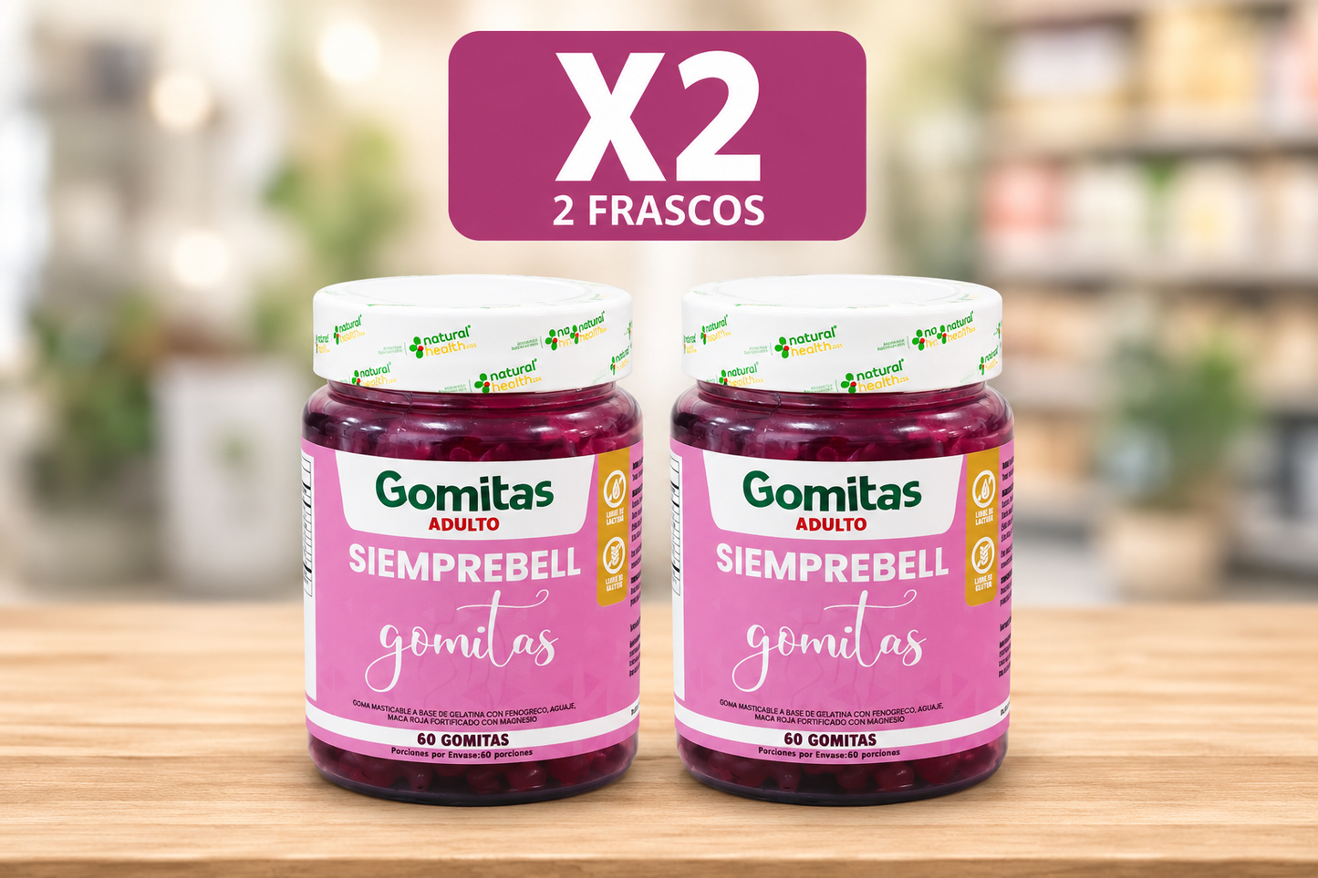Gomitas para Adulto Siemprebell Aguaje Paga 2x