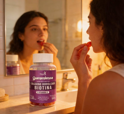 Gomitas Colágeno + Biotina y Vitamina E.