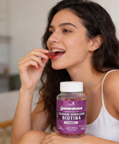 Gomitas Colágeno + Biotina y Vitamina E.