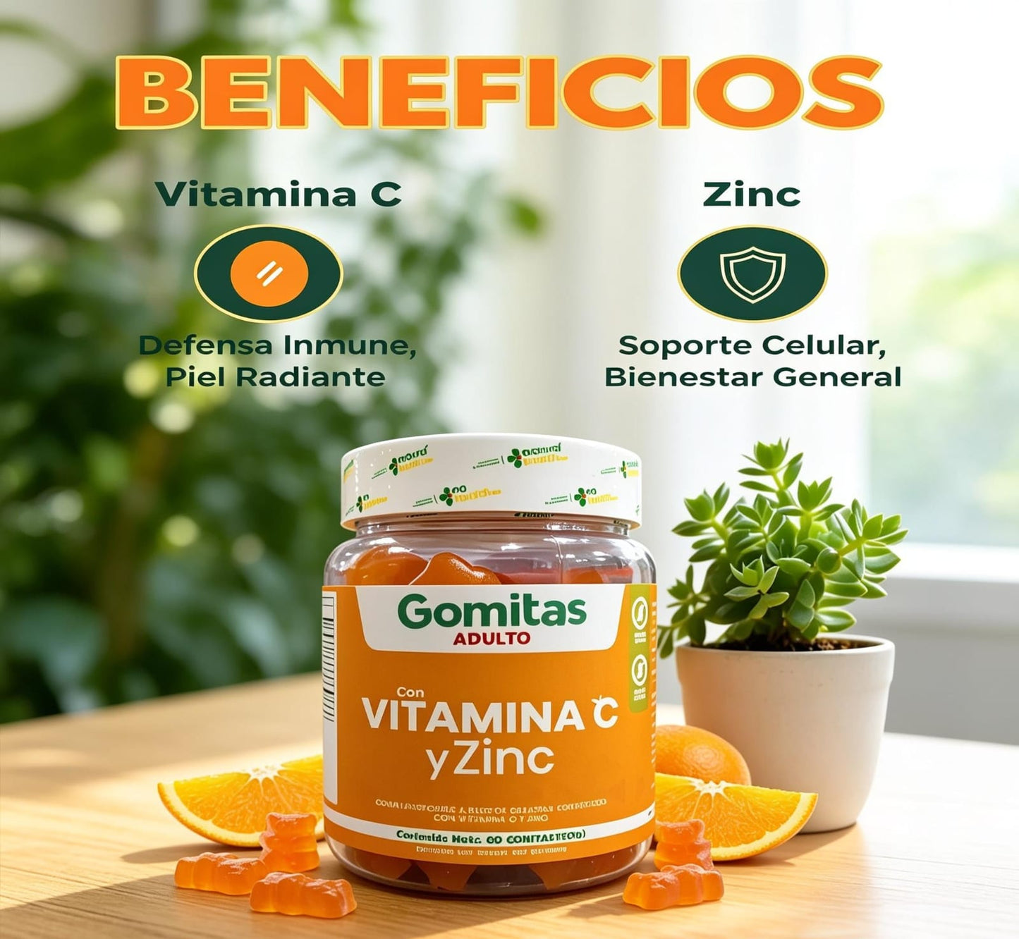 BLINDAJE FAMILIAR - Gomitas Vitamina C Y Zinc